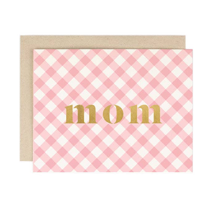 Mom Gingham Check for wholesale by Amy Heitman