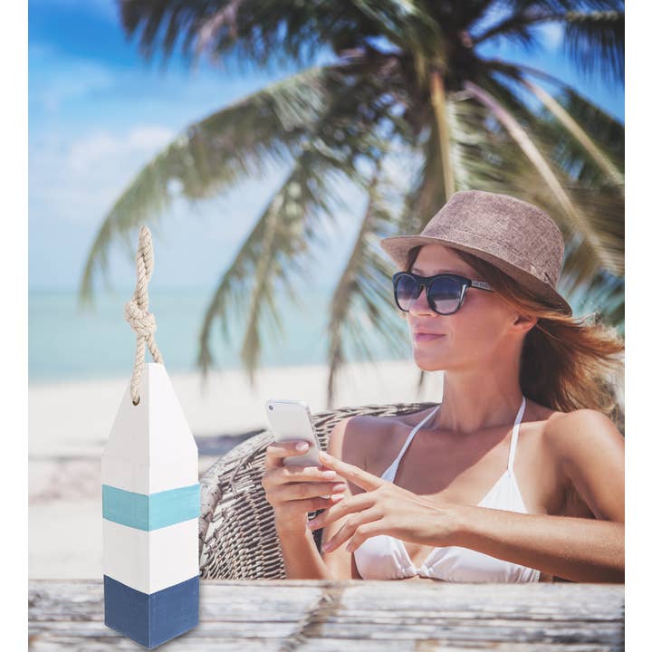 Cota Global - Wholesale Decorative Figurine - Nautical Decor - Blue Mist Buoy3