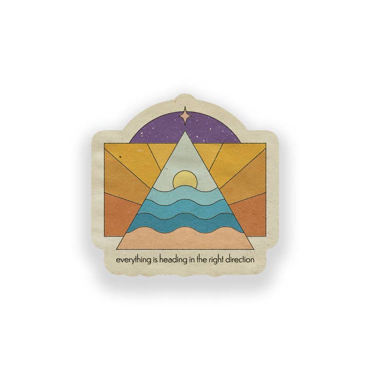 SheeleyCo - Wholesale Sticker - Everything Is Heading In The Right Direction Sticker