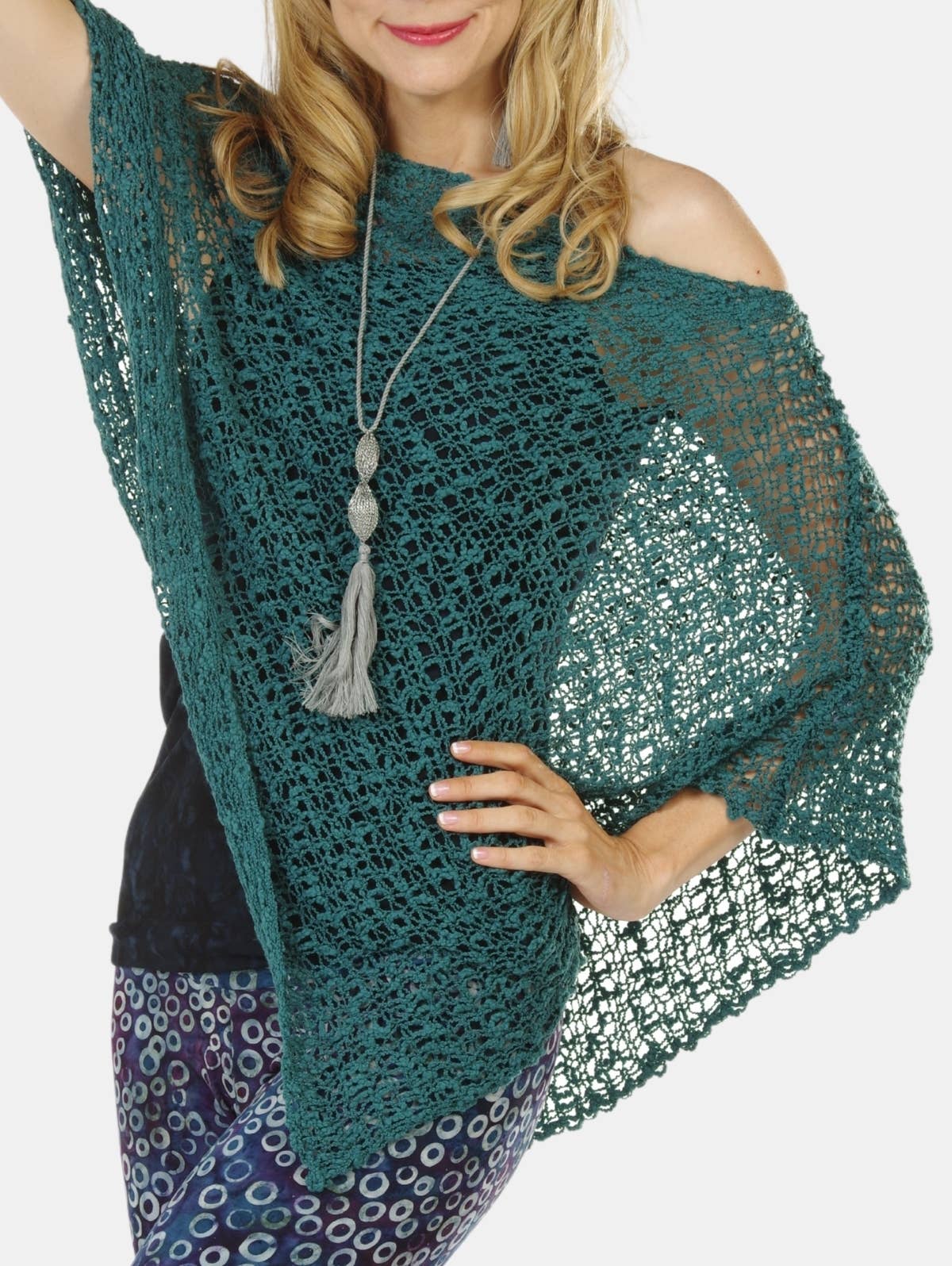 Hands To Hearts - Wholesale Knit Top - Women's - Soul Warmer Crocheted Sleeveless44