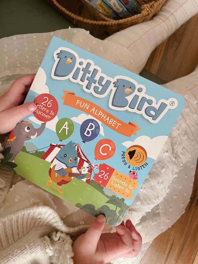 Ditty Bird - Wholesale Baby & Toddler Book (0-2) - Fun Alphabet | ABC Song | Ditty Bird Baby Sound Book USB-C10