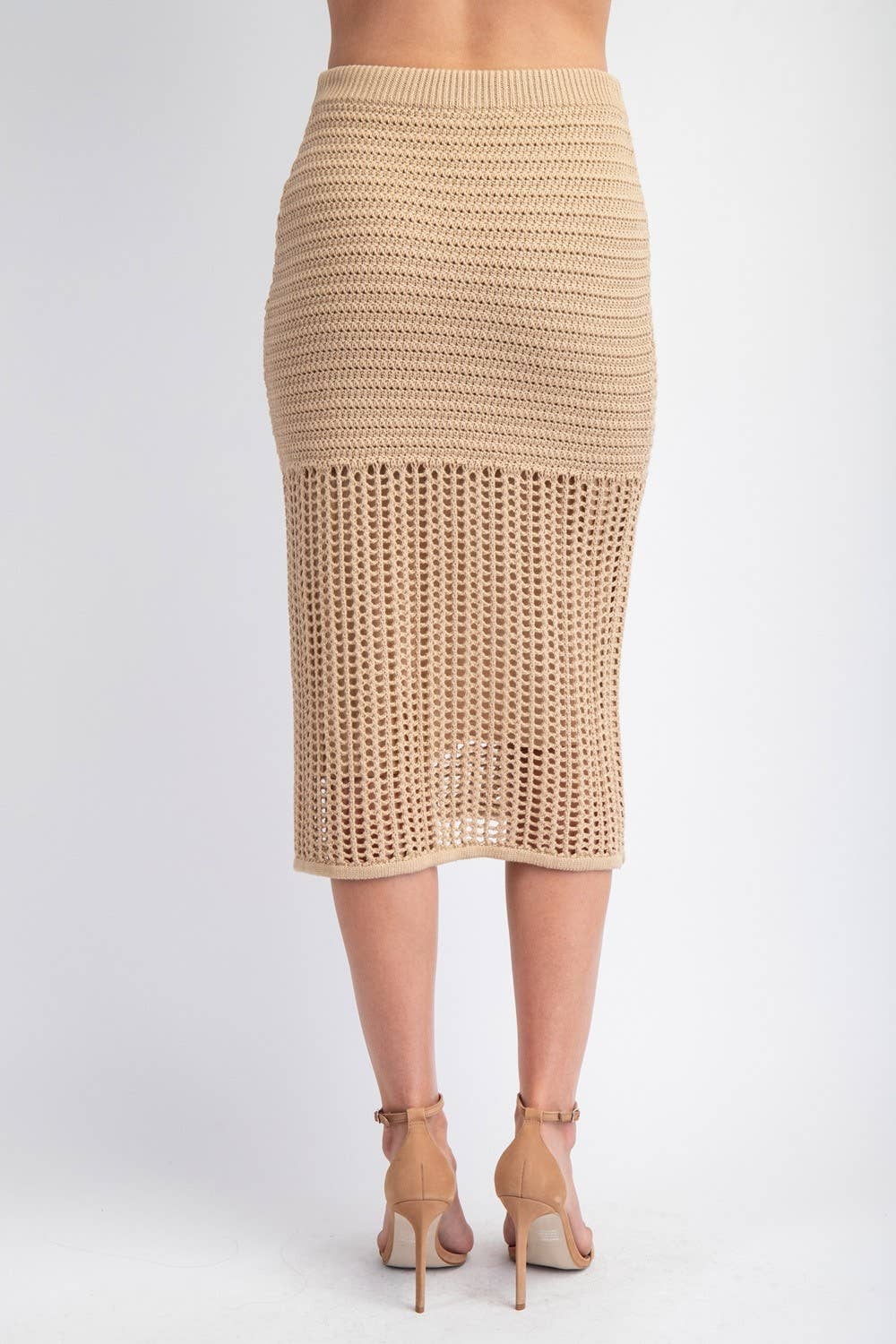 Edit by Nine - Vendita all'ingrosso Gonna - Donna - Gonna Midi all'Uncinetto Ts51956