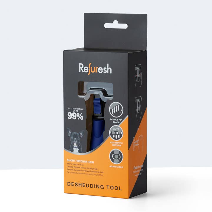 Refuresh - Wholesale Pet Grooming Tool - Dog - Small – Short/Medium Hair Deshedding Tool11