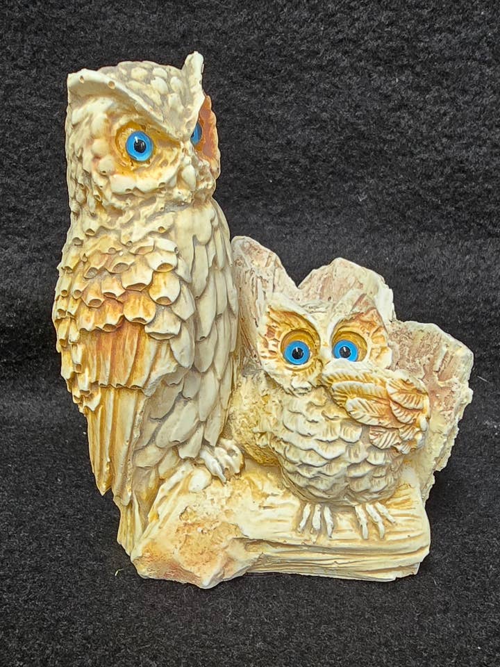 Mother and Child Owls - Whimsical Handmade Decor for wholesale by 2 Greeks Inc