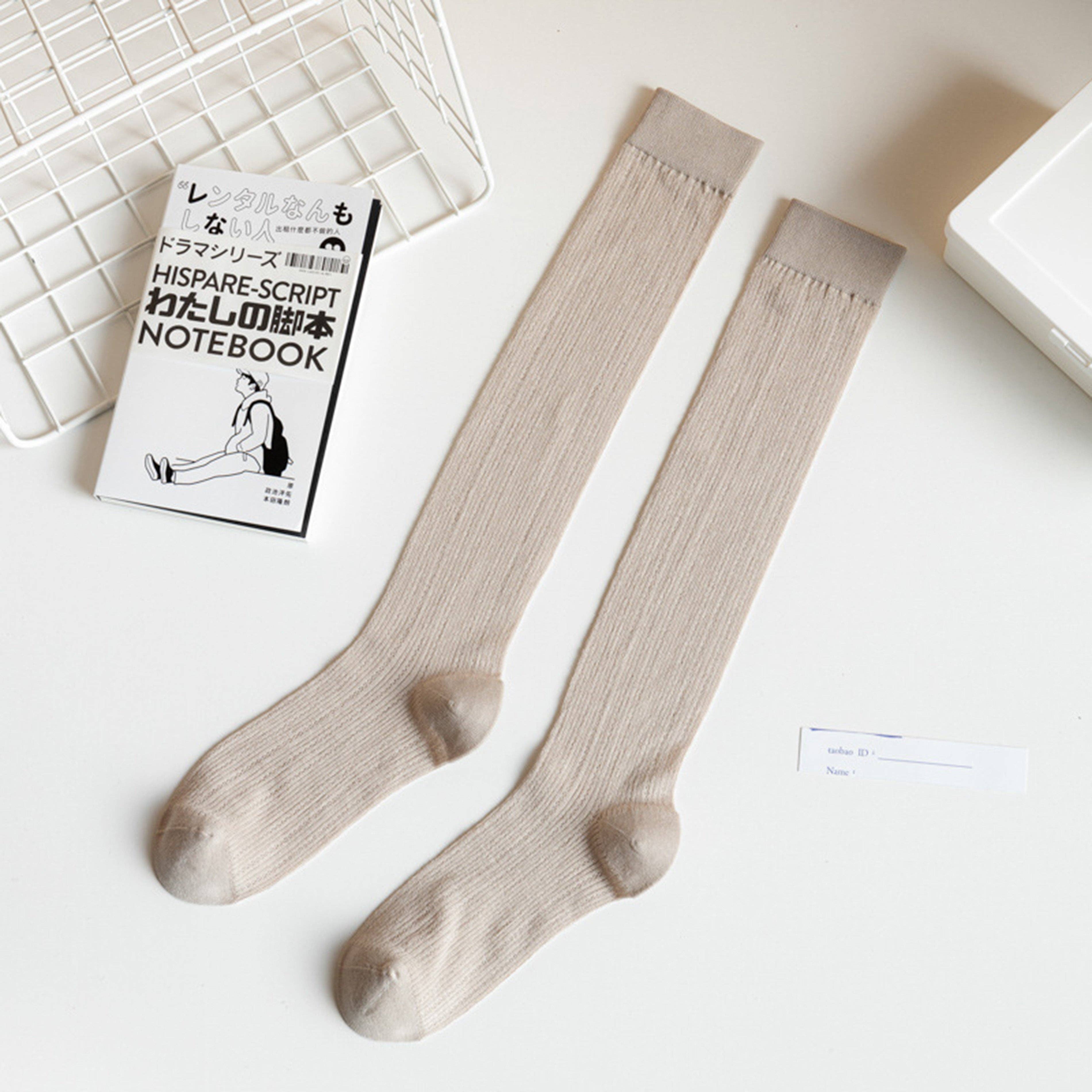 AK Brand - Wholesale Socks - Women's - 3-Pack Knee-High Ribbed Socks with Soft Stretch Knit Fabric6