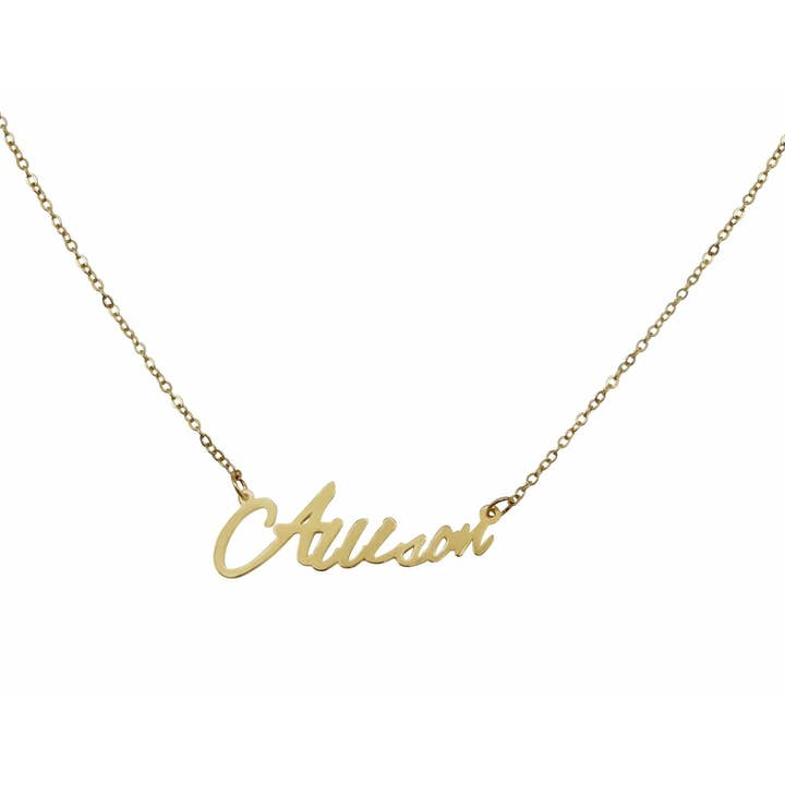 Allison Name Necklace for wholesale by Zotair