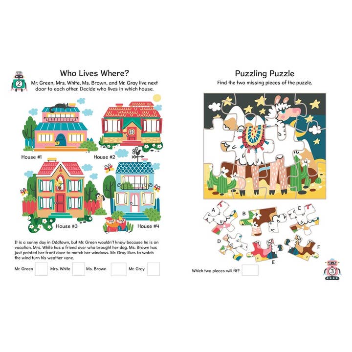 Insight Editions - #1 Pop Culture Publisher - Wholesale Preschool Book (3-5) - Train Your Brain: Logic Games (Brain Teasers for Kids)2