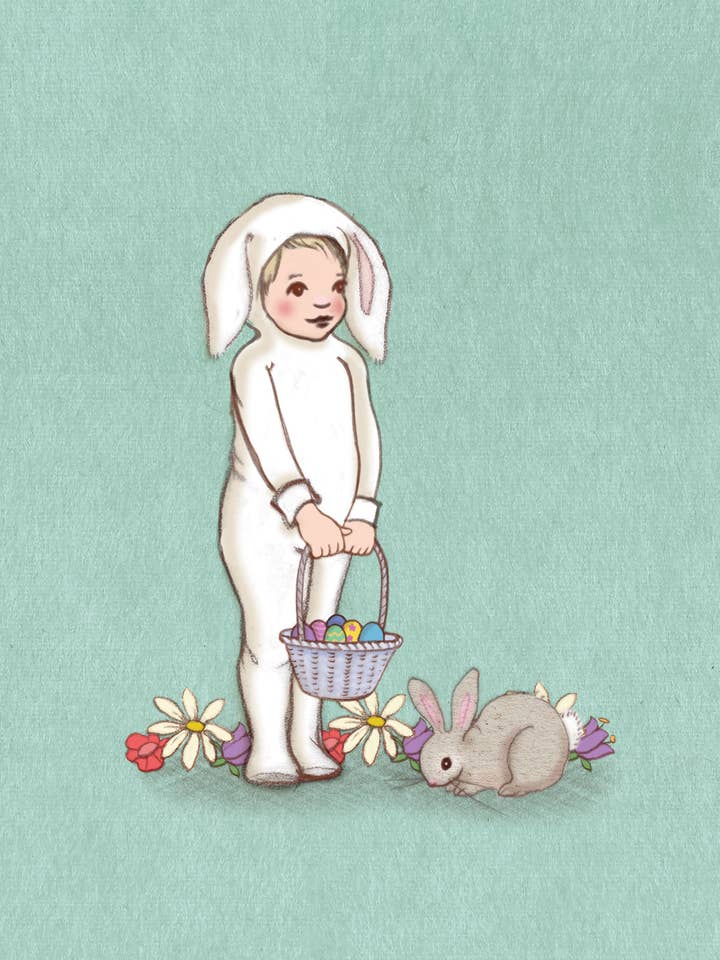 Postkarte Osterhase für den Großhandel von Ollebol & Muis