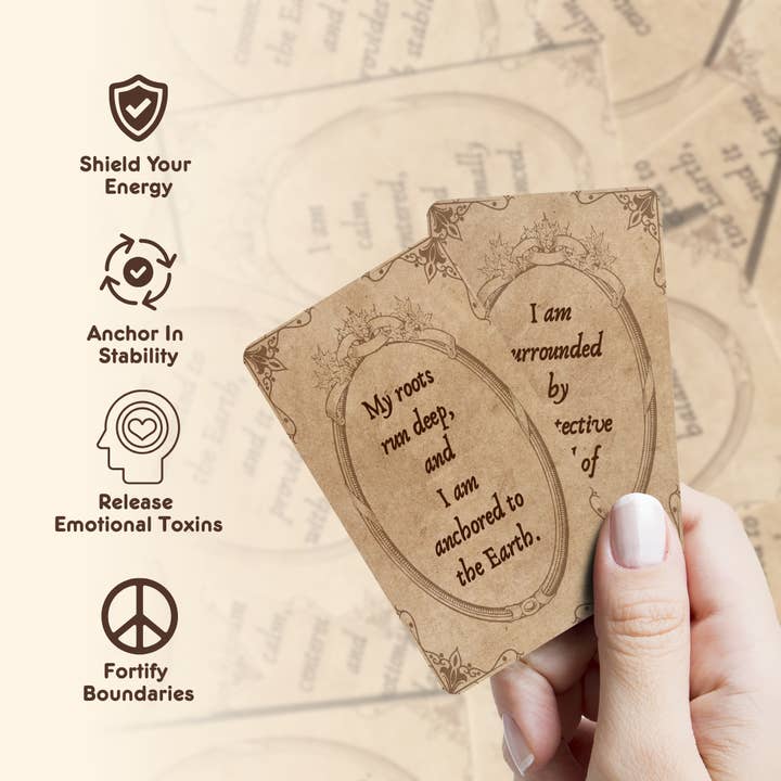 Designs by Deekay Inc. - Wholesale Tarot Cards - Protection & Grounding Affirmations Card Deck3