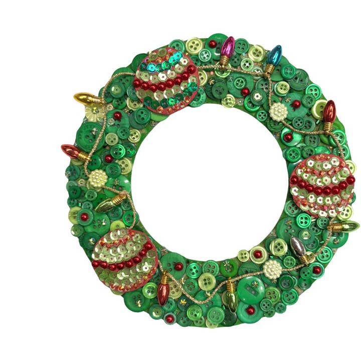 Julekrans DIY Håndværkssæt for engroshandel hos Buttons Galore & More