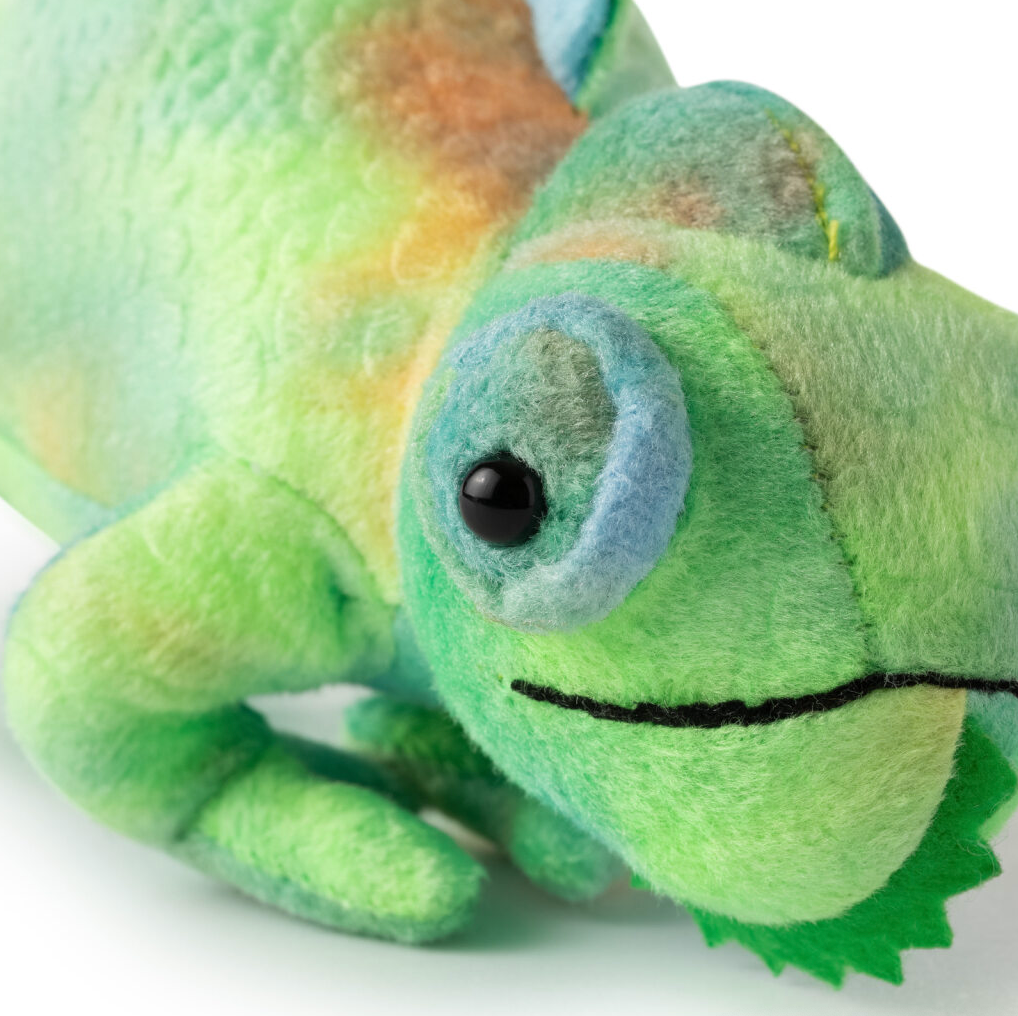The Petting Zoo - Wholesale Stuffed/Plush Toy - Kids & Baby - 10" Small Realistic Chameleon Plush – Eco-Friendly Toy3