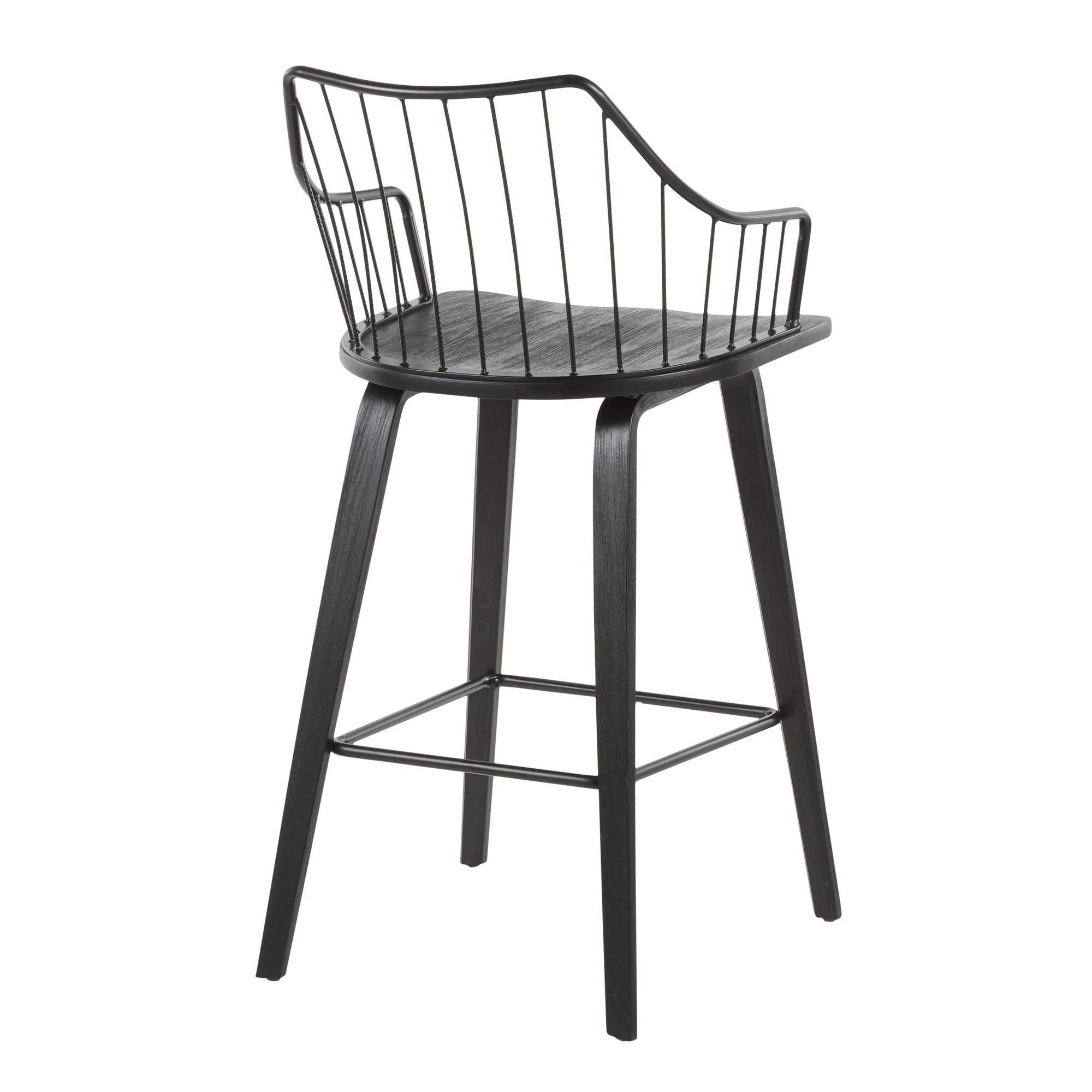 LumiSource and Grandview Gallery - Wholesale Stool - Winston 26" Fixed-height Counter Stool2