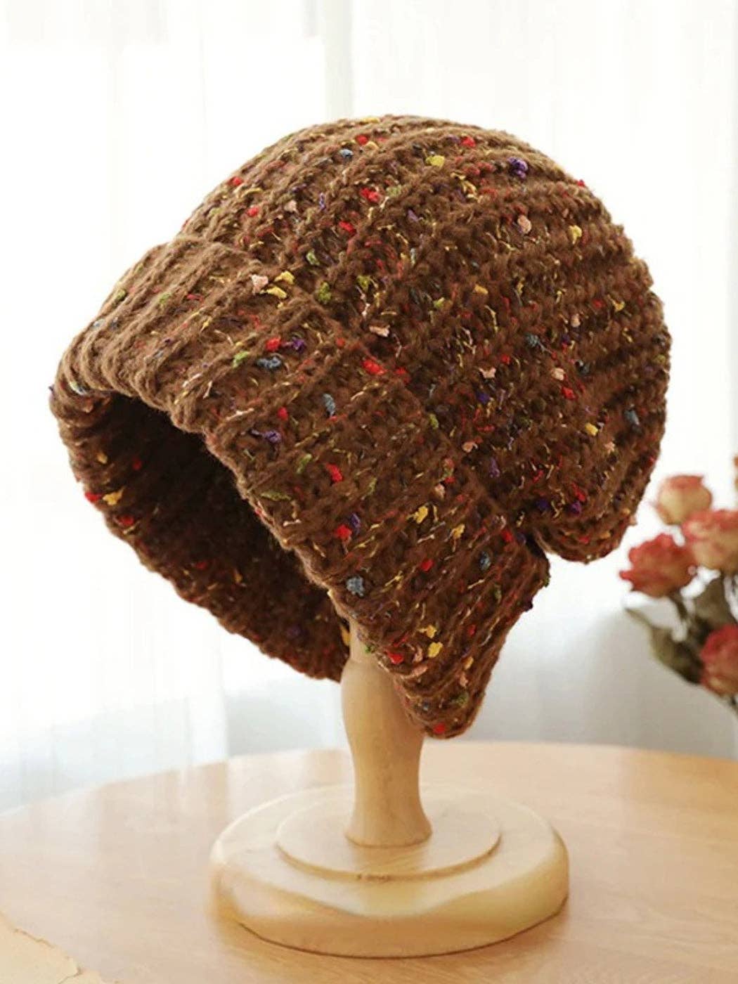 Funkyrel® Atzbranding Limited – wholesale Beanie – Women's – Haila - Knitted Splash Beanie Hat7