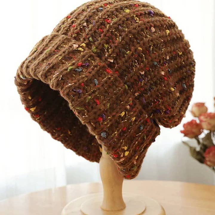 Funkyrel® Atzbranding Limited – wholesale Beanie – Women's – Haila - Knitted Splash Beanie Hat7