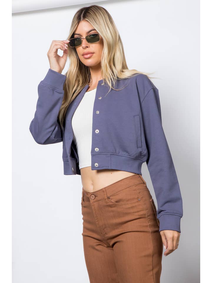 26 International - Wholesale Bomber Jacket - Women's - Fleece Bomber Jacket16