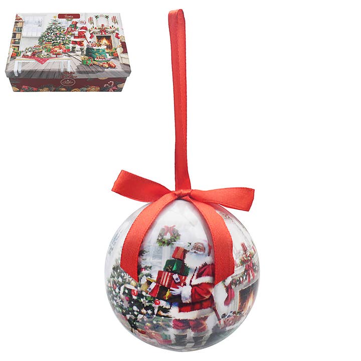 Joe Davies - Wholesale Christmas decoration - Macneil Santa Baubles Box of 6