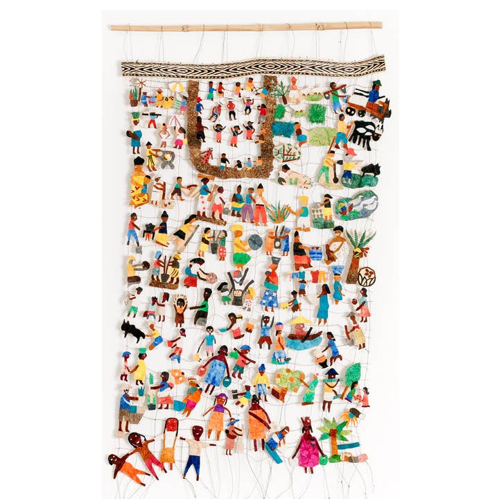 The Village Wall Hanging for wholesale by Tanana Madagascar