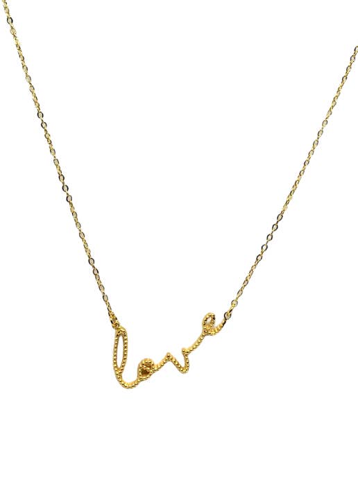 COLLIER AVEC PENDENTIF LOVE/AMOR pour la vente par Creative Brazil