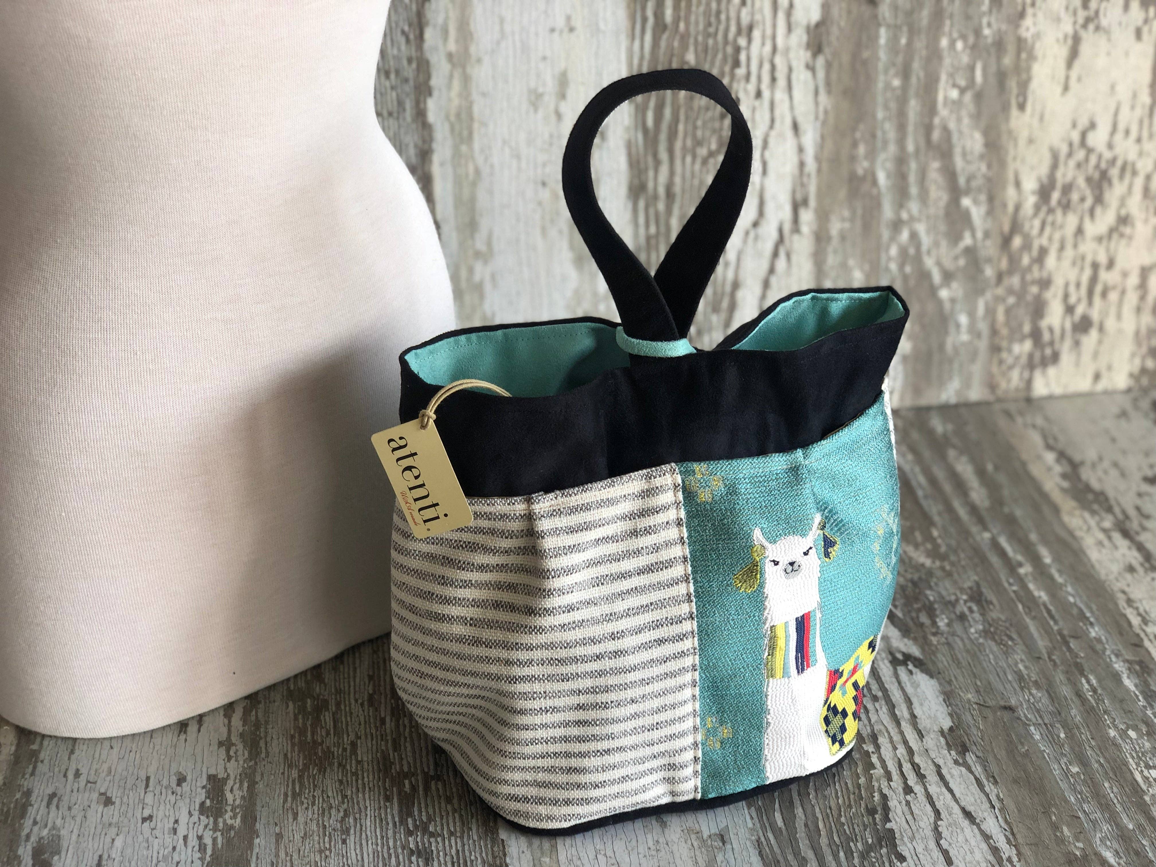 Mamallama Tall Caddy Knitting/Crochet Organizer, Project Bag for wholesale on Faire1