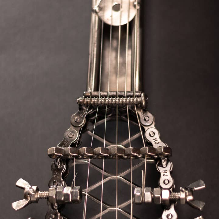 Metal Relic - Wholesale Sculpture - "The Classic" Metal Electric Style Guitar Sculpture Heavy Metal Wall Art14