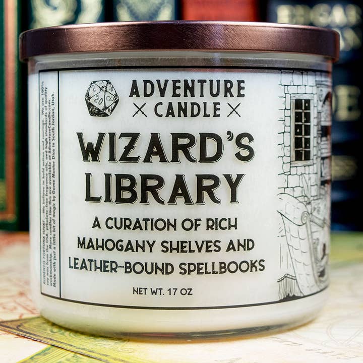 Game Master Dice – Großhandel Reisekerzen – Wizard's Library Kerze für Rollenspiel-Fans10
