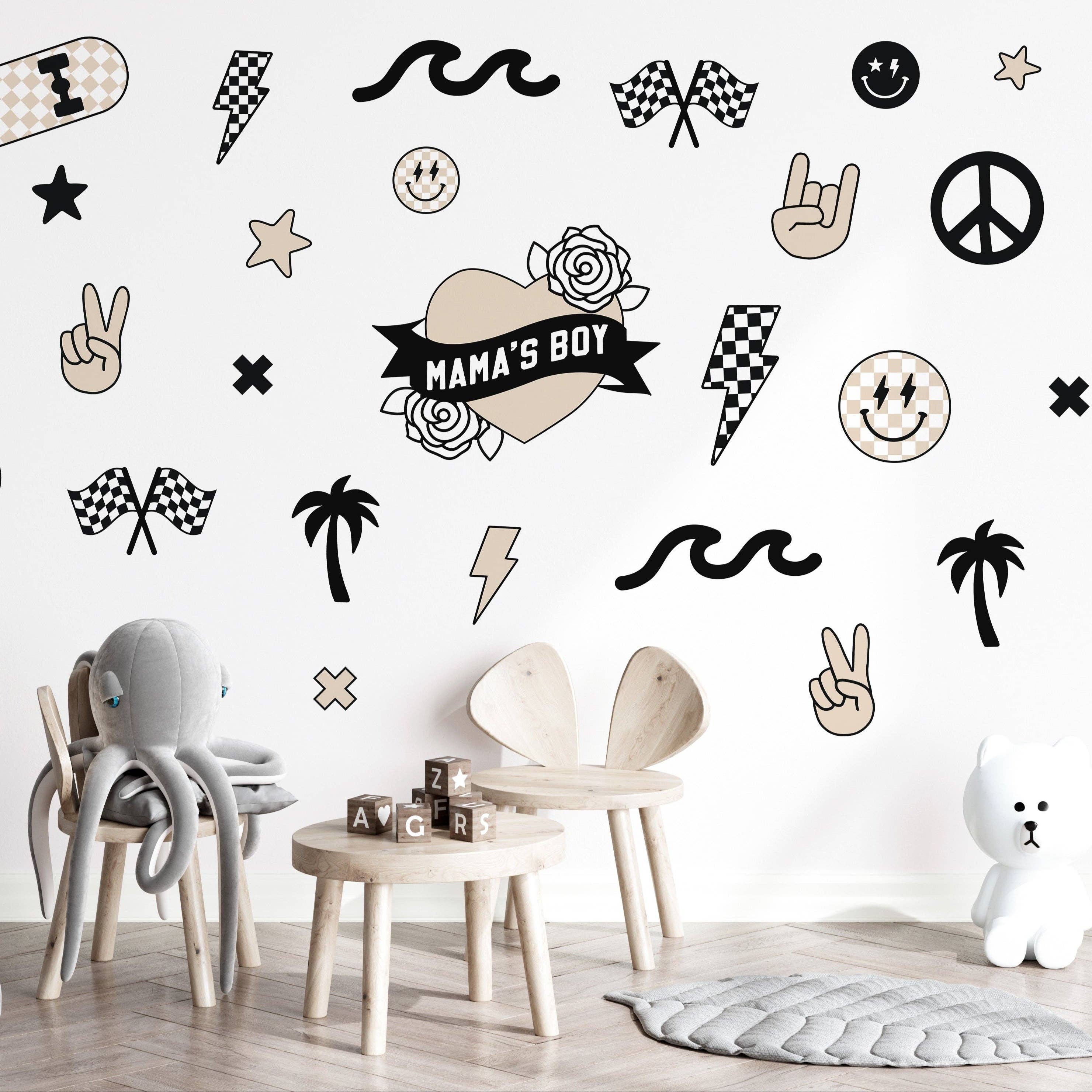 Cherrypick - Wholesale Wall Decor - Kids & Baby - Peel & Stick Fabric Wall Stickers - Boyhood1
