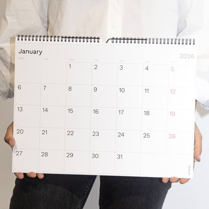 OCTAGON DESIGN - Wholesale Planner - 2026 Octàgon Design Wall Planner · A3 Size13