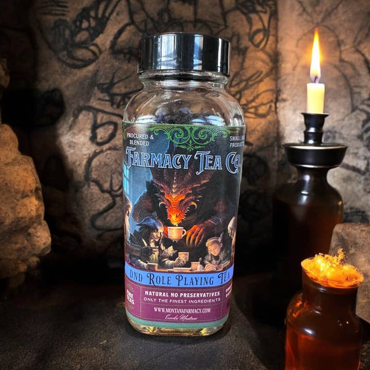 Montana Farmacy – Großhandel Loser Tee – DND Rollenspiel-Tee für Dungeons & Dragons und andere Tabletop-Spiele0