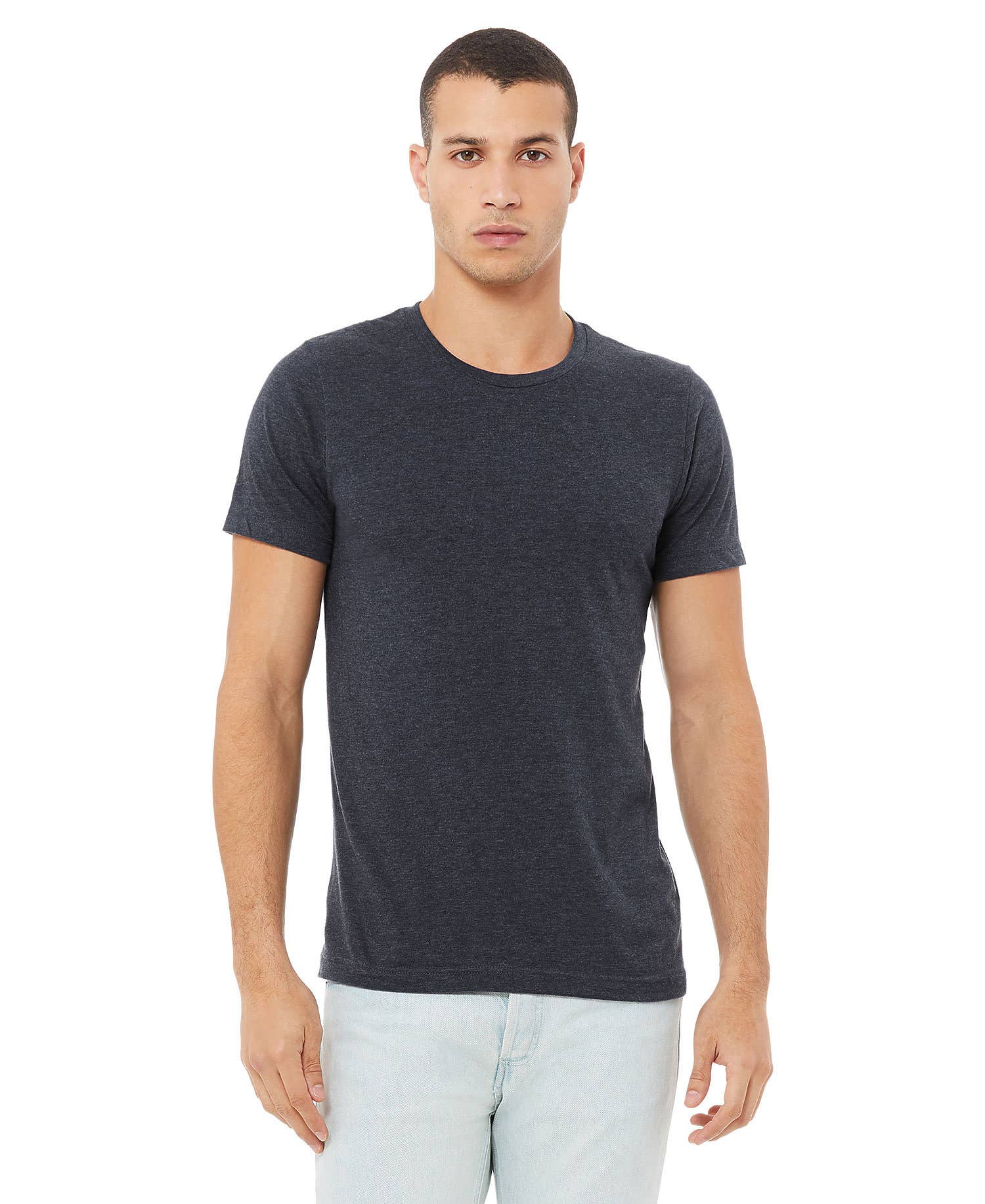 Print The Dream - Wholesale T-Shirt - Unisex - Bella Canvas 3001 Heather CVC T-shirt, Unisex Soft Shirts32