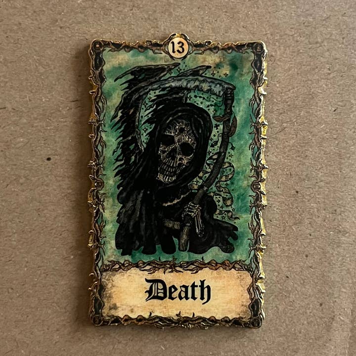 Vieux Monde - Vendita all'ingrosso Spilla da bavero - Death Pin | dai Tarocchi Eternal Bones di Vera Petruk | 2x1 in0