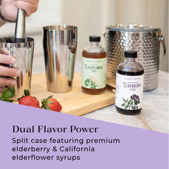 Carmel Berry Company - Vente Sirops aromatisés - Sirop de sureau | Fleur de sureau | Cadeau | Premium | États-Unis | 4oz3