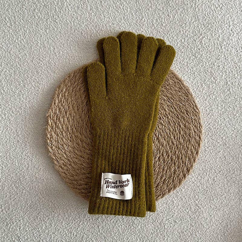 SALINA TRADING INC - Wholesale Gloves - Women's - Handmade 18-Color Knitted Long Gloves for Women - Touchscreen Fingerless Cycling Gloves14