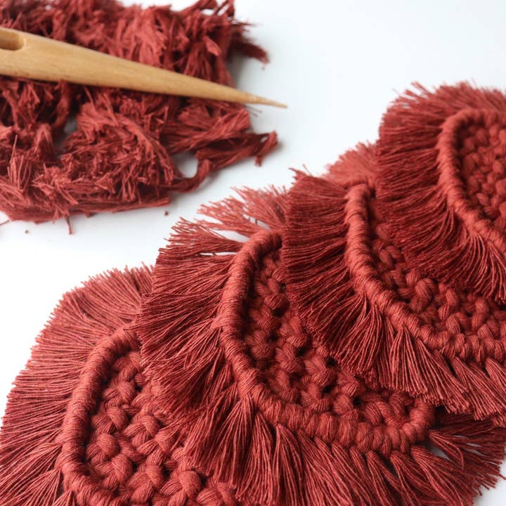 tightyknots - Wholesale Onderzetters - Macramé onderzetter, macramé, boho-decoratie6