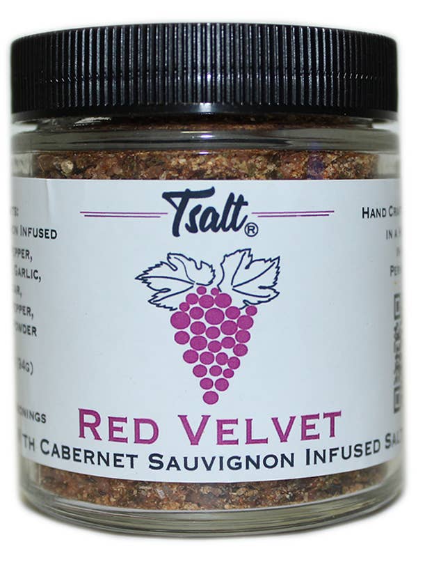 Red Velvet (Customizable Glass Jar) for wholesale by Tsalt Seasonings