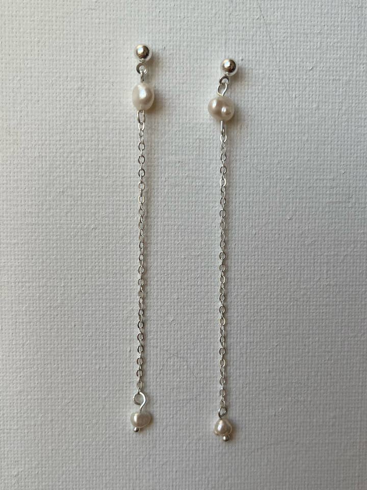 Ariel Earrings Silver for wholesale by SallyJaneBridal