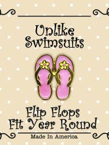 6531 Flip Flops Pin pour la vente par Thoughtful Little Angels