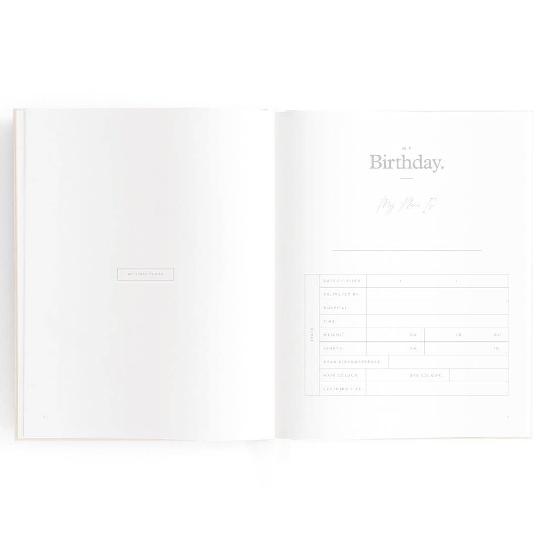 Fox & Fallow – Großhandel Erinnerungsbuch – Kind & Baby – Babybuch Buttermilk (geschlechtsneutral)11