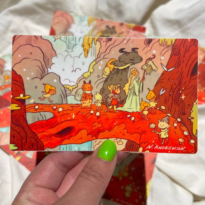 Natalie Andrewson - Wholesale Sticker - Beyond The Waterfall Town Sticker4