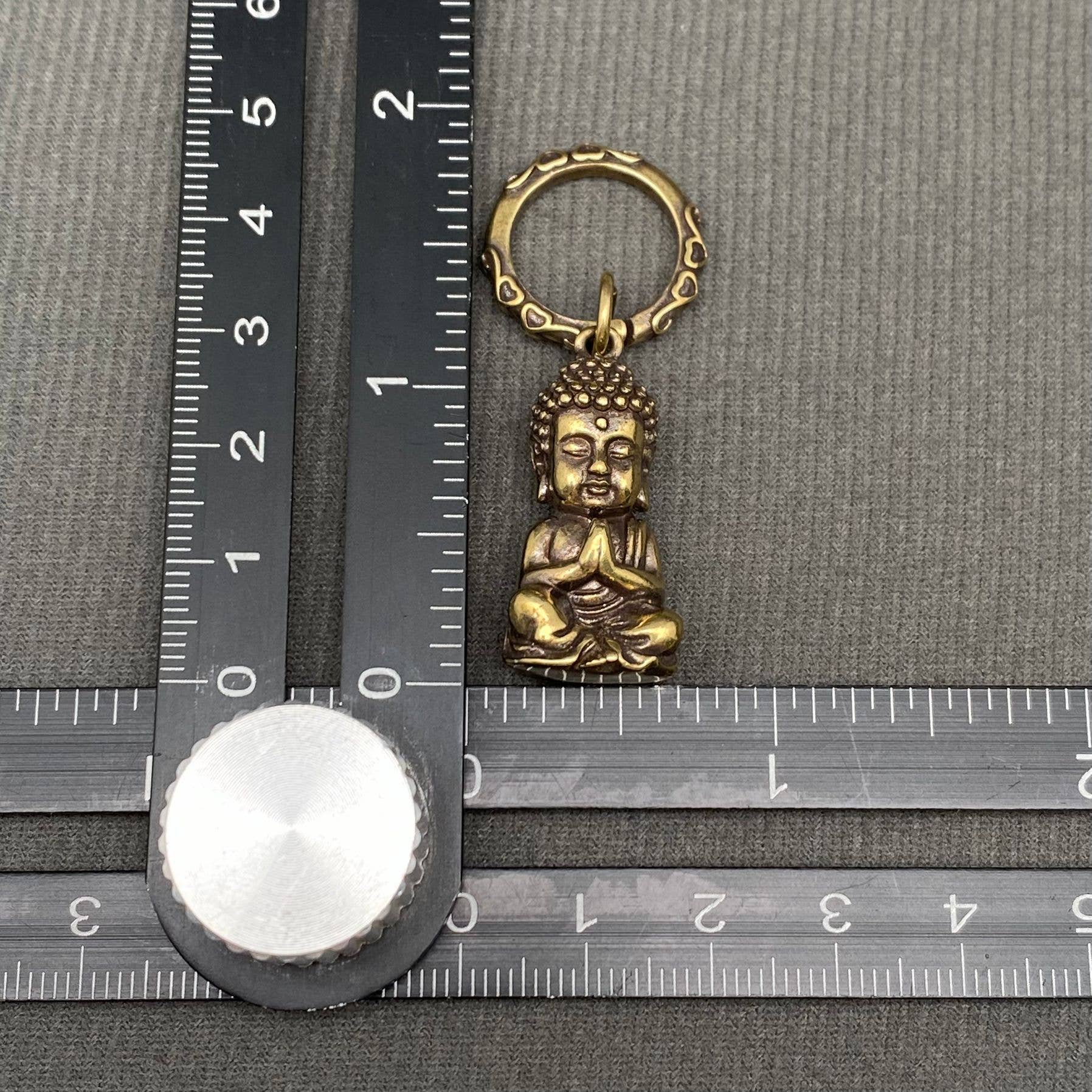 Mio Queena - Wholesale Keychain - Women's - Brass Buddha Statue Keychain Pendant3