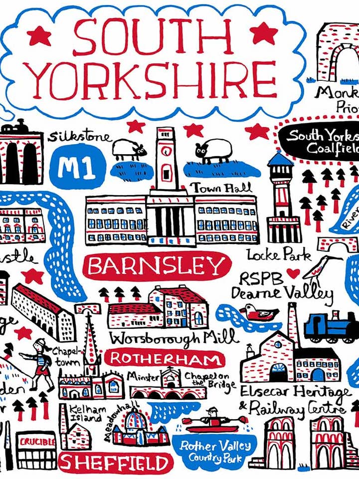 South Yorkshire Prints & Cards for wholesale by Julia Gash