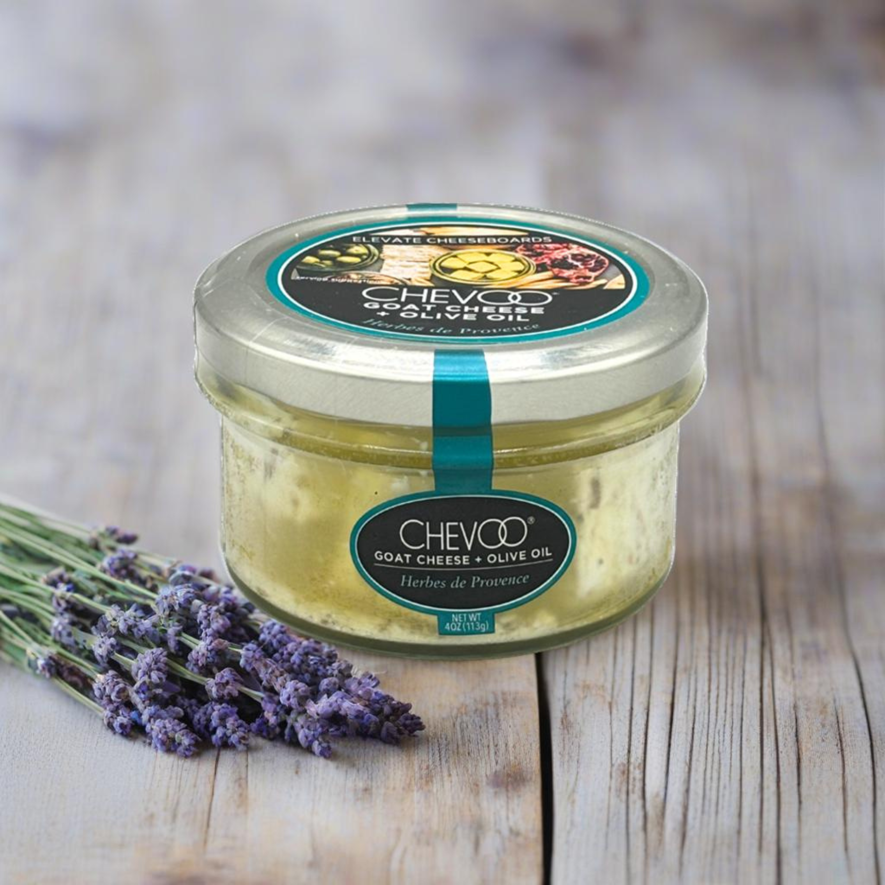 Belle Chevre & Chevoo - Wholesale Cheese - Chevoo Herbes De Provence Marinated Goat Cheese2