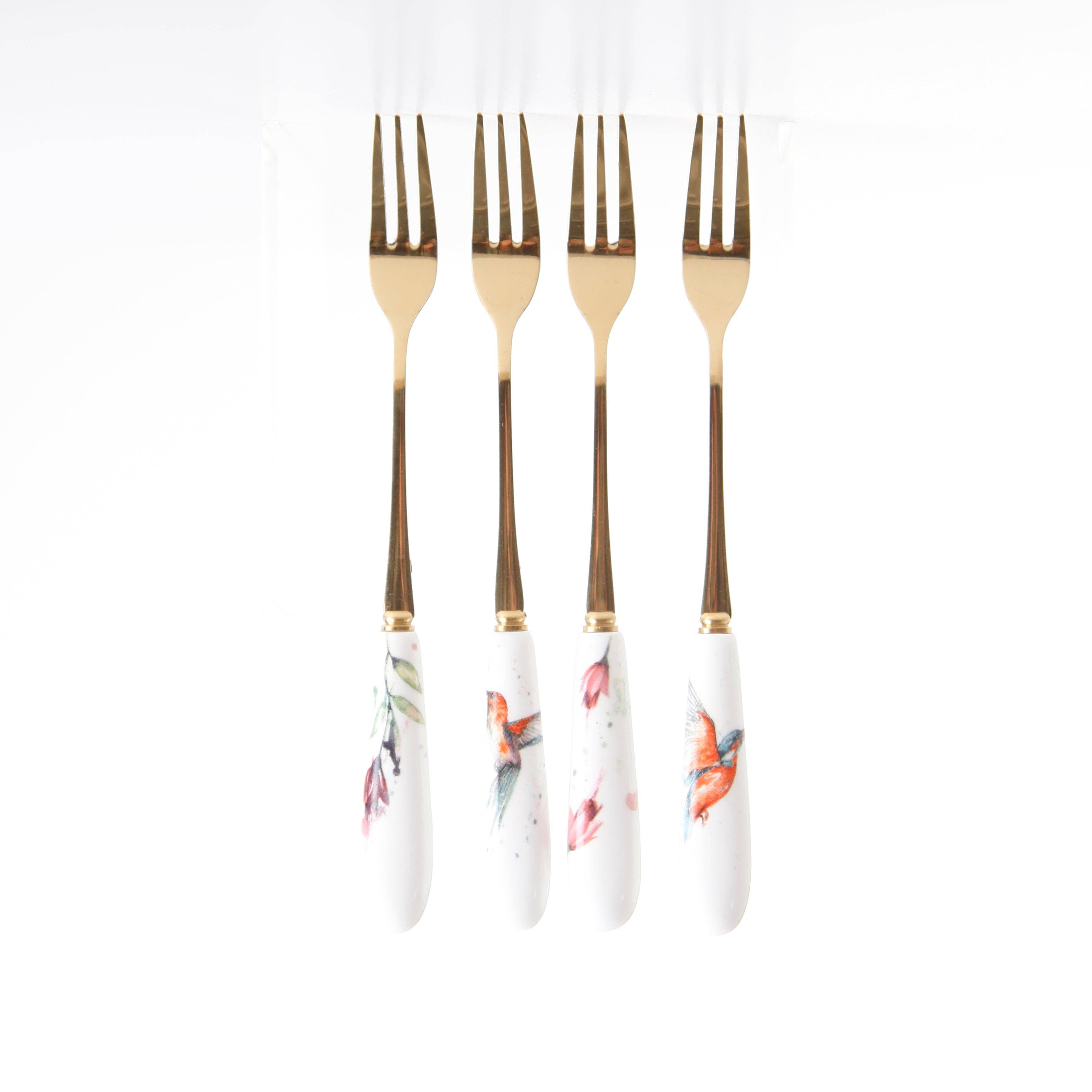 Meg Hawkins Art - Wholesale Table fork - The Elegance Collection Cake Forks
