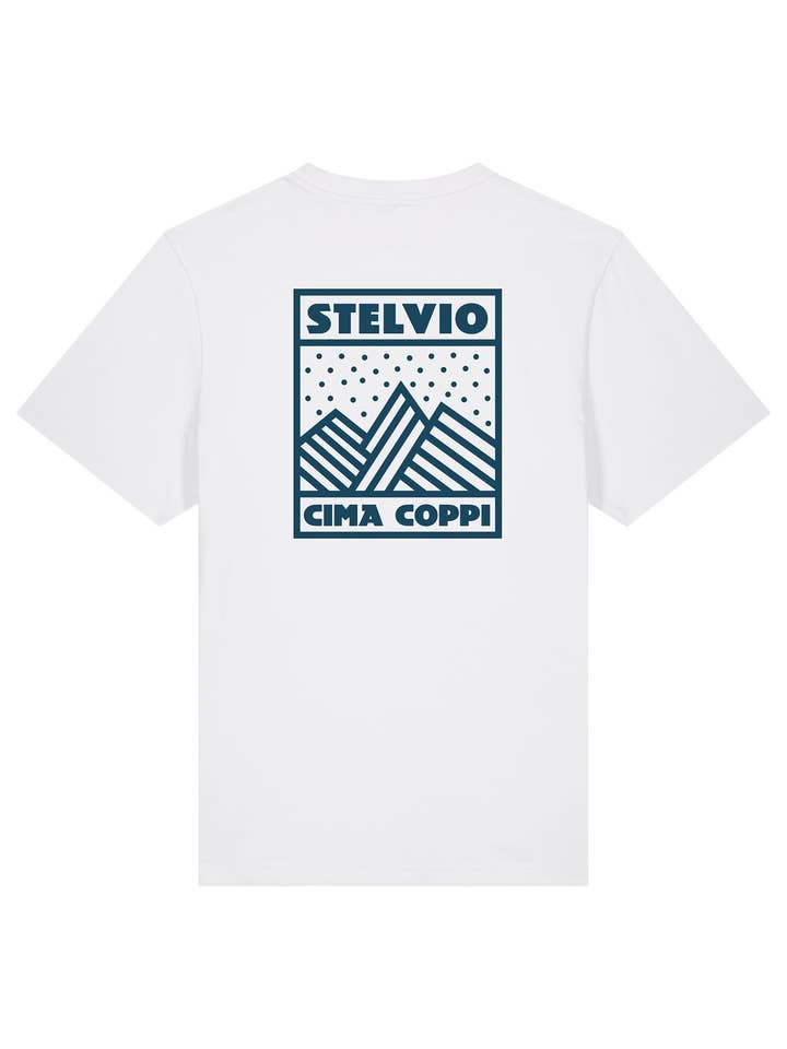 Heyworth Design Company – wholesale Screen printed t-shirt – unisex – Stelvio 'Cima Coppi' Cycling T-Shirt2