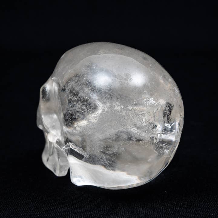 OddNot – wholesale Spiritual stone/crystal – AAA Clear Quartz Crystal Skull - Hand Carved 4.25" Skull