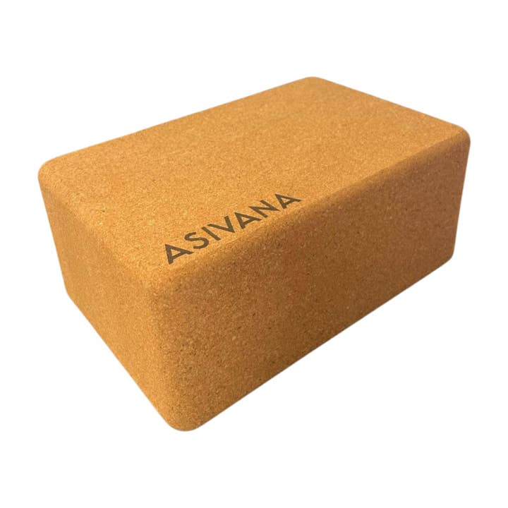 Asivana Yoga Company - Wholesale Yoga Block/Bolster - EcoBlock Cork Yoga Block - Made with FSCâ„¢ Certified Cork