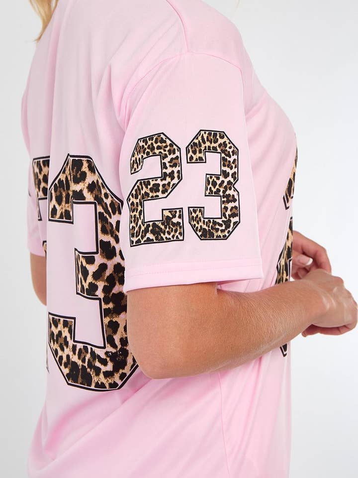 AX Labels - Wholesale Top & Short Set (NOT Loungewear) - Women's - Leopard Print 23 T-Shirt With Shorts Co-ord12