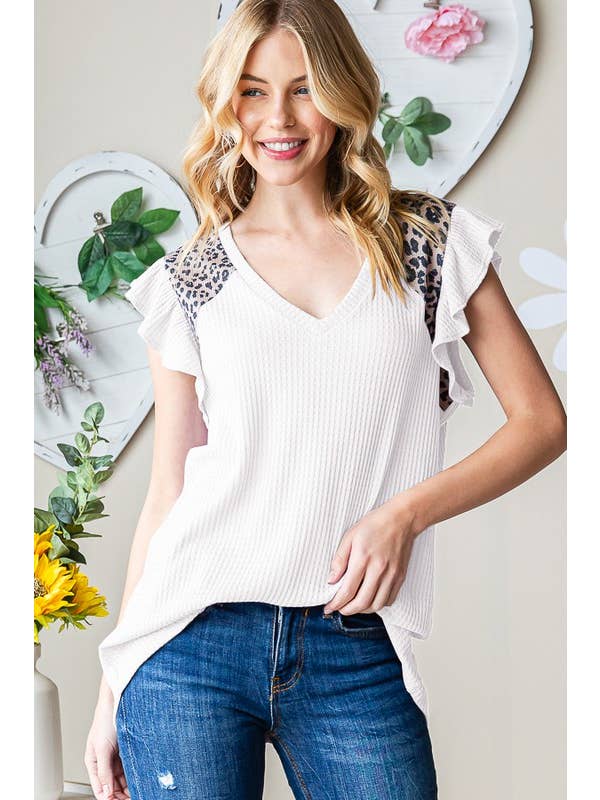 HEIMISH - Wholesale Tunic - Women's - ET7561-10 ANIMAL TOP