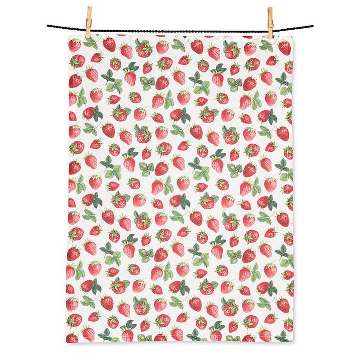 Strawberries Kitchen Towel-20x28"L for wholesale by Abbott