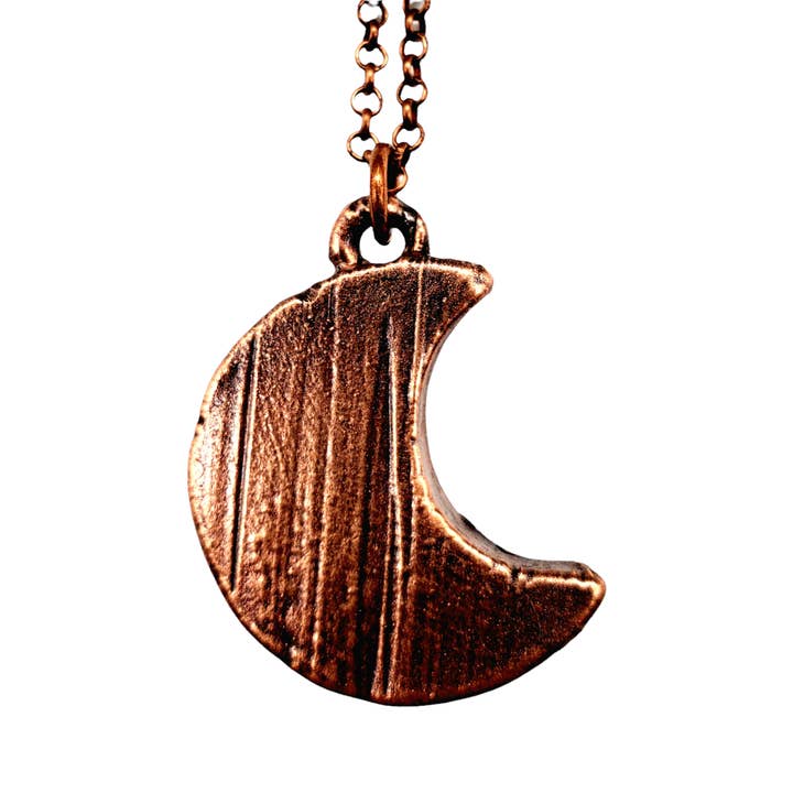 MergingMetals - Wholesale Pendant/Charm Necklace - Labradorite Crescent Moon Necklace6