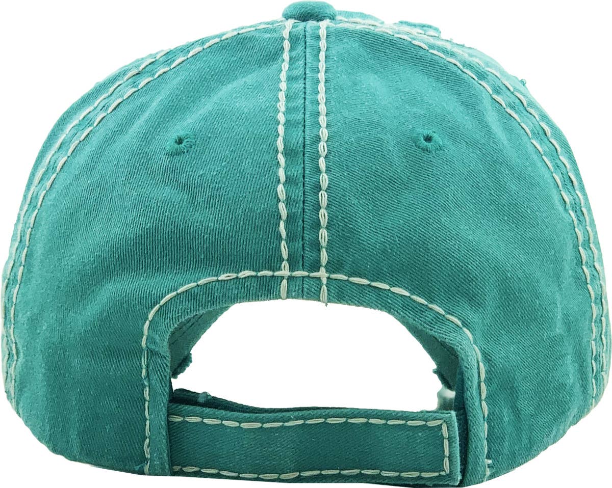 KBETHOS - Vendita all'ingrosso Cappellino da baseball - Donna - Cappellino Vintage Lavato SUNSHINE & WHISKEY14